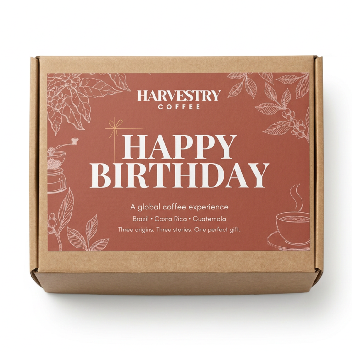 Birthday Coffee Gift Box – Three Origins